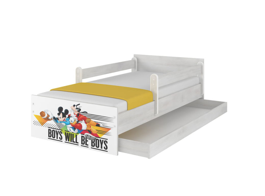 Detská posteľ MAX bez šuplíku Disney - MICKEY A KAMARÁTI 180x90 cm