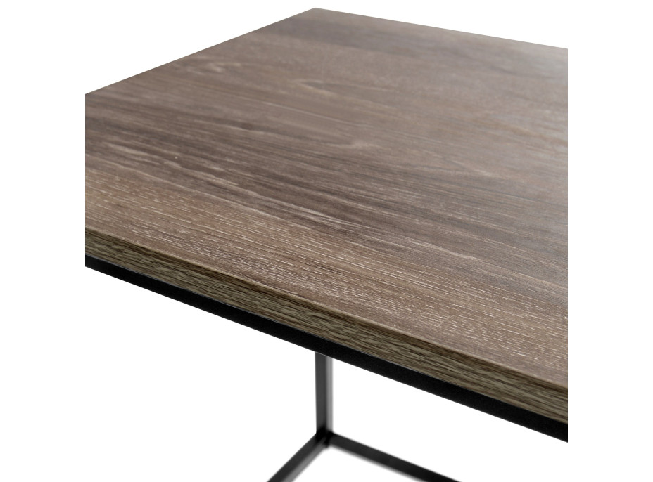 Konferenčný stolík Kališ 80x40 cm - drevo / kov