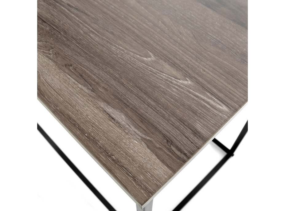 Konferenčný stolík Kališ 80x40 cm - drevo / kov