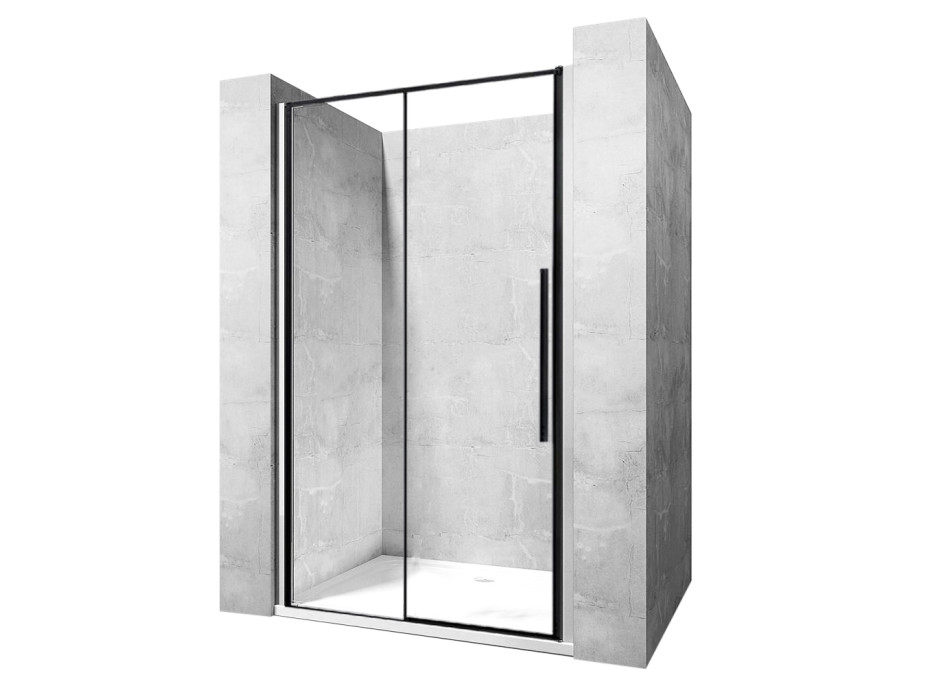 Sprchové dvere MAXMAX Rea SOLAR 120 cm - čierne