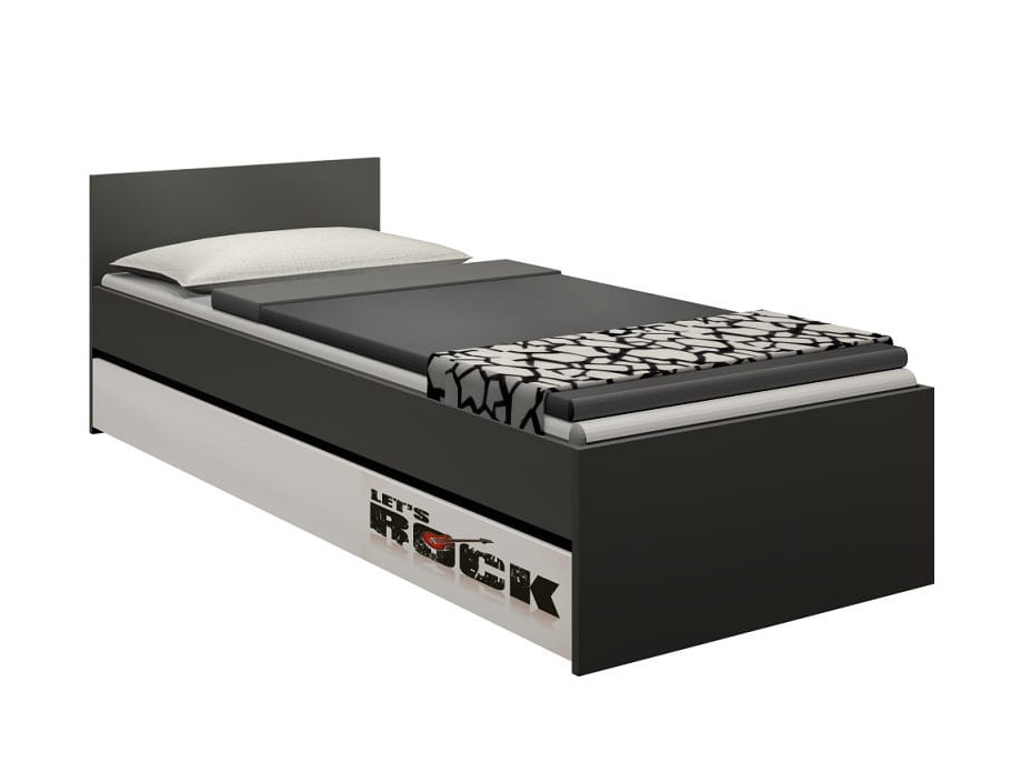 Detská posteľ so zásuvkou - ROCK 200x90 cm