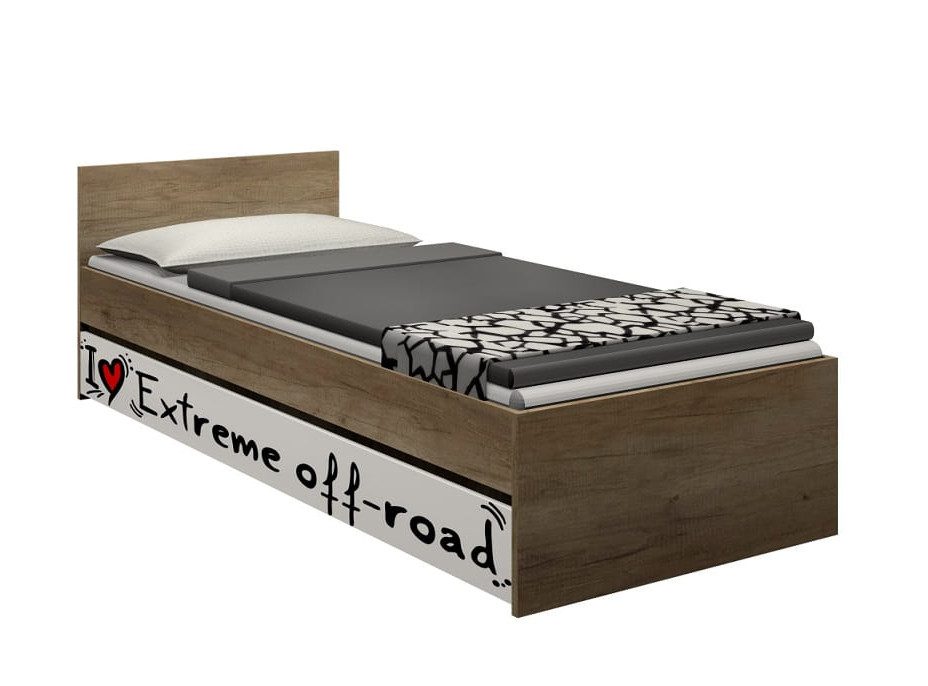 Detská posteľ so zásuvkou - OFF-ROAD 200x90 cm