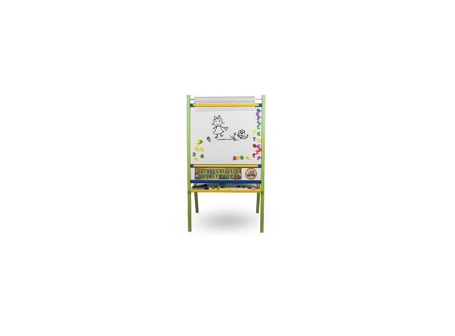 Detská magnetická tabuľa 4v1 - farebná