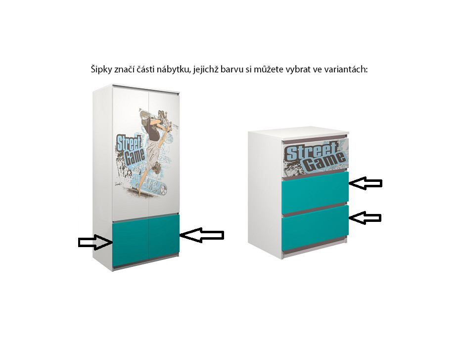 Komoda - STREET GAME TYP C