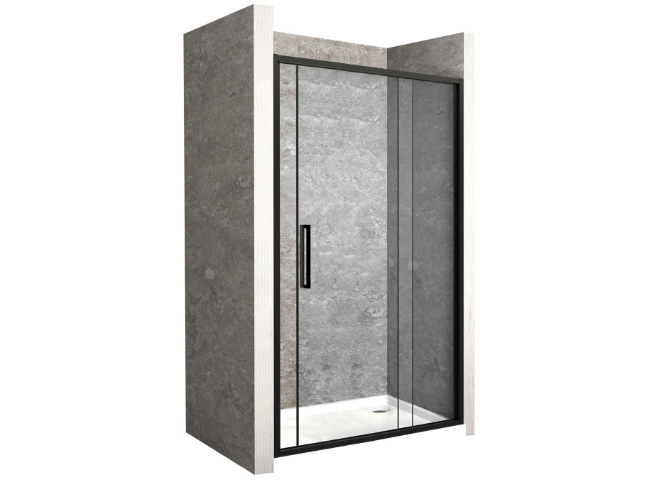 Sprchové dvere MAXMAX Rea RAPID slide 140 cm - čierne