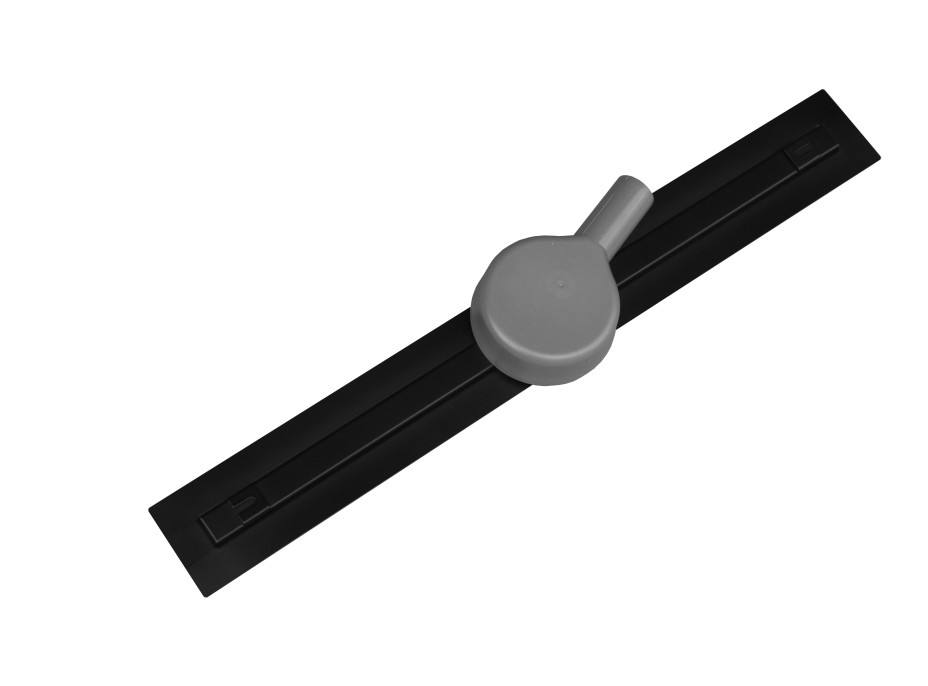 Sprchový žlab MAXMAX Mexen FLAT 360 SLIM - černý, 1741160