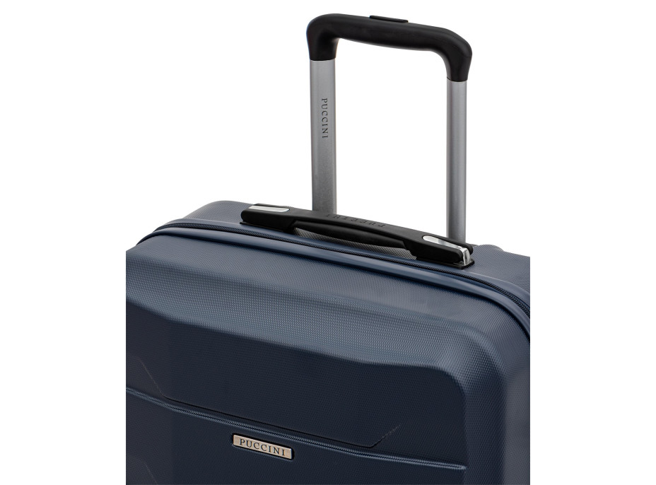 Moderné cestovné kufre MILAN - NAVY modré