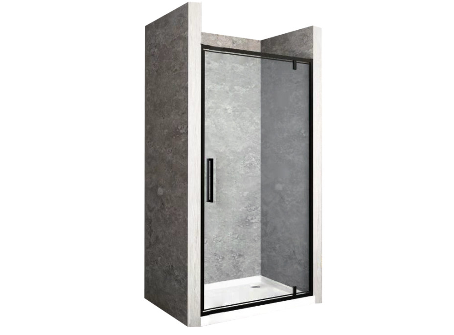 Sprchové dvere MAXMAX Rea RAPID swing 90 cm - čierne