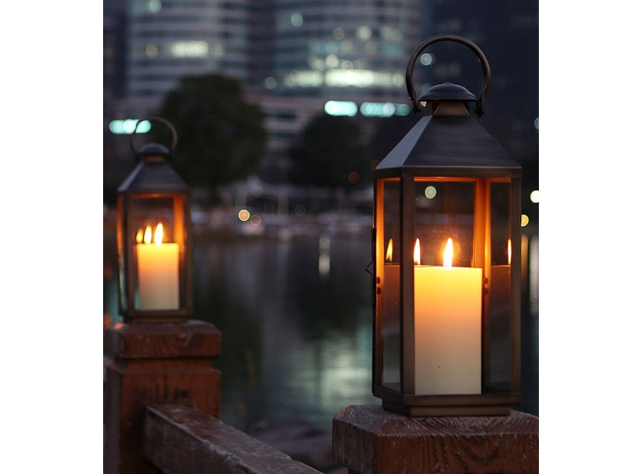 Čierne lucerny - 4 kusy