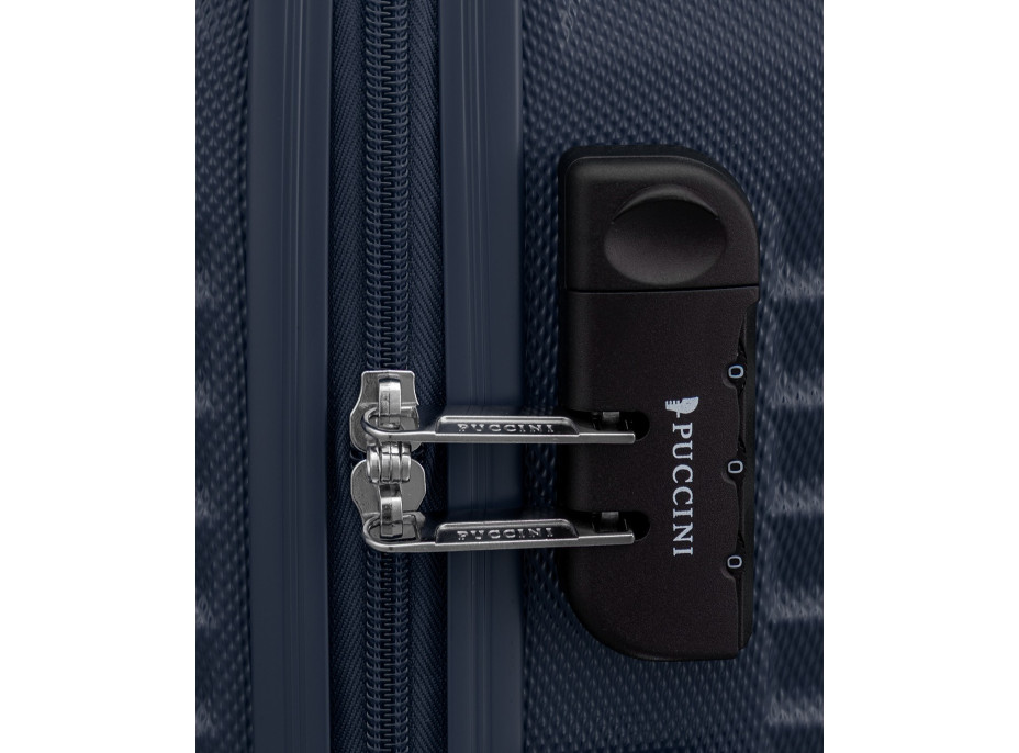 Moderné cestovné kufre FLORENCE - NAVY modré
