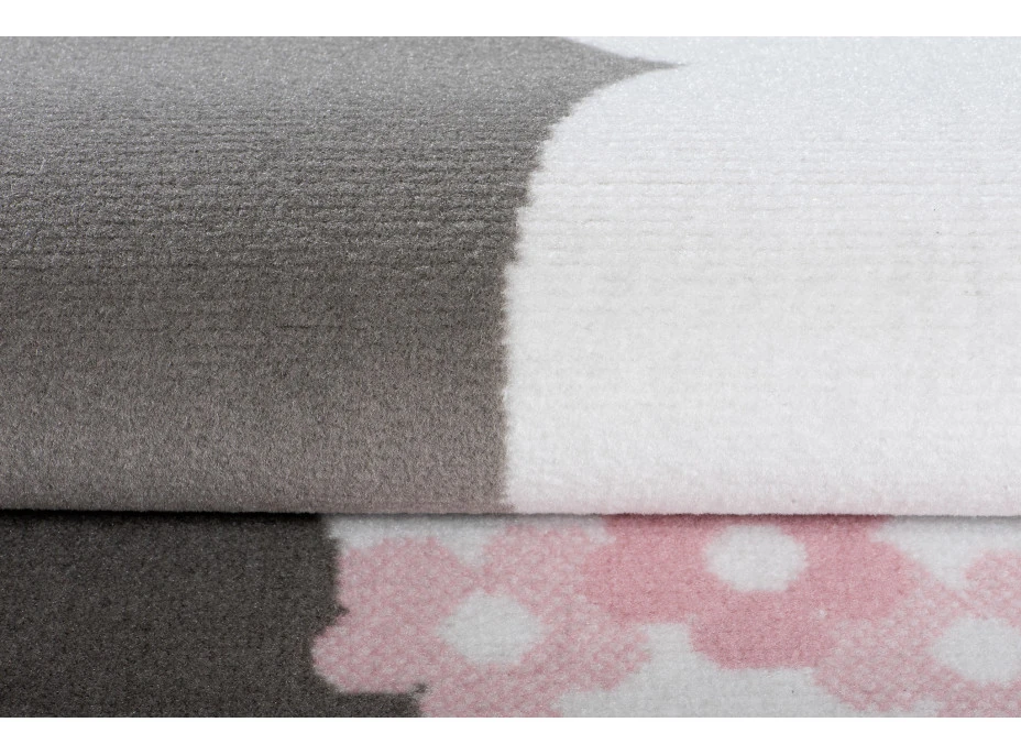 Detský koberec PASTEL králiček - sivý - 120x170 cm