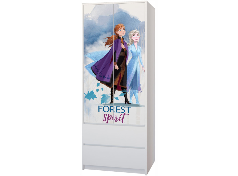 Detská skriňa Disney - Frozen 2 - Elsa a Anna "Forest spirit"