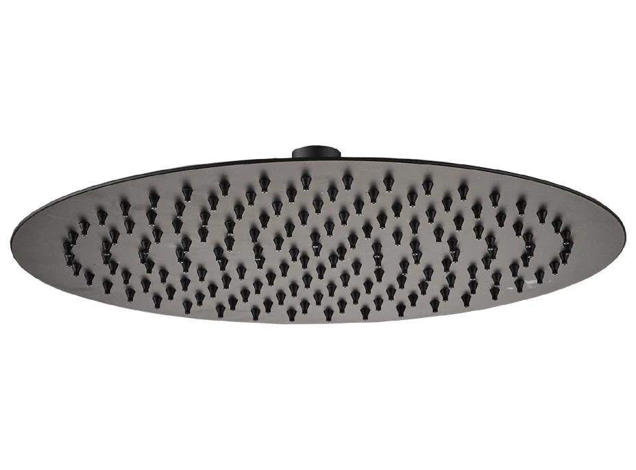 Sprchová dažďová hlavica MEXEN SLIM - guľatá - 30 cm - čierna, 79230-70