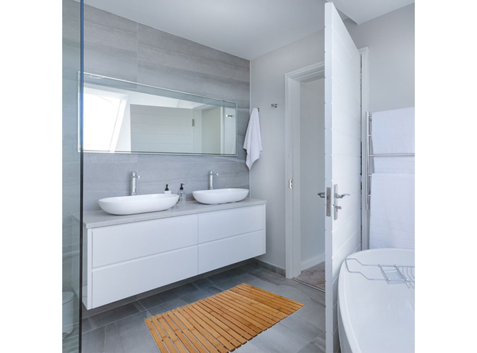 Kúpeľňová bambusová predložka 40x60 cm