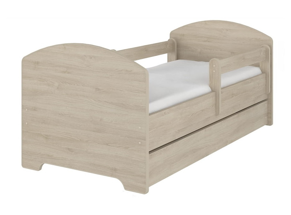 Detská posteľ OSKAR - dub palermo 140x70 cm