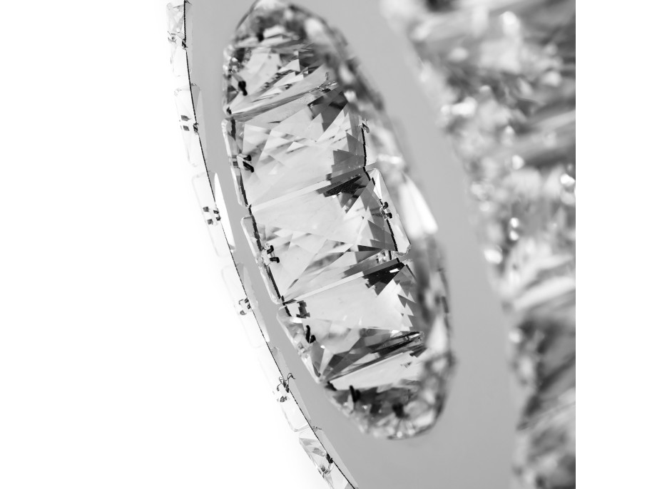 Nástenné LED krištáľové svietidlo PLATON circle - 20 / 10W