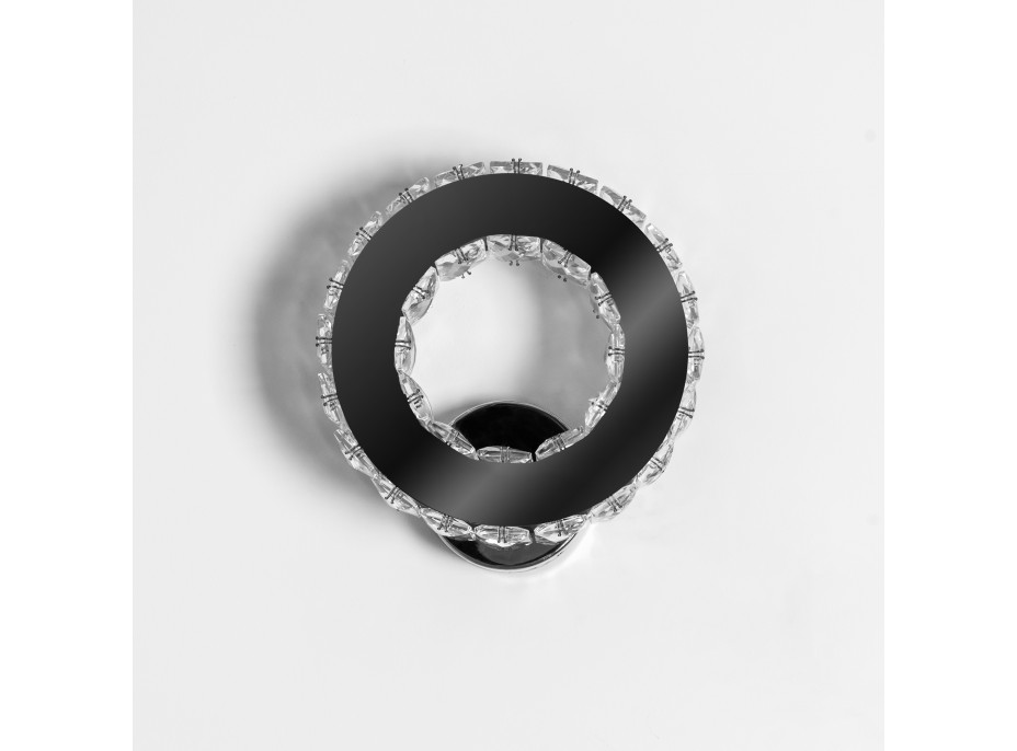 Nástenné LED krištáľové svietidlo PLATON circle - 20 / 10W