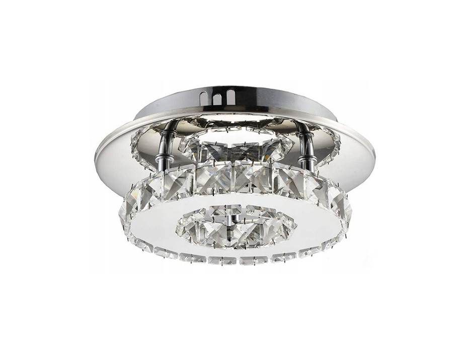 Stropné LED krištáľové svietidlo PLATON single circle - 8W