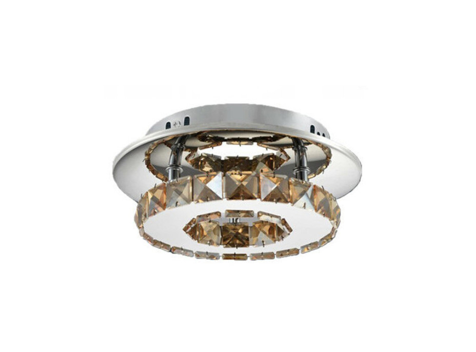 Stropné LED krištáľové svietidlo PLATON single circle - 8W