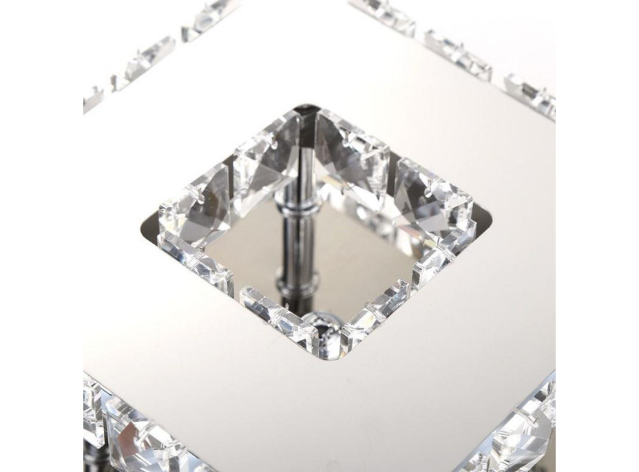 Stropné LED krištáľové svietidlo PLATON single circle - 8W