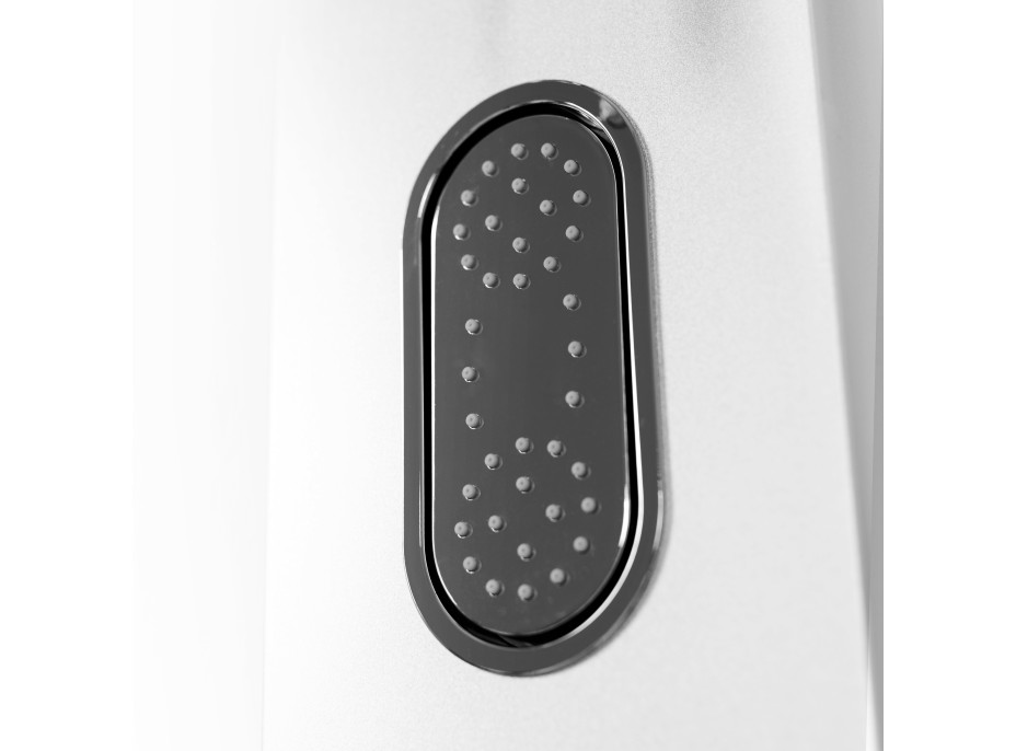Sprchový panel FEATHER oval - strieborný