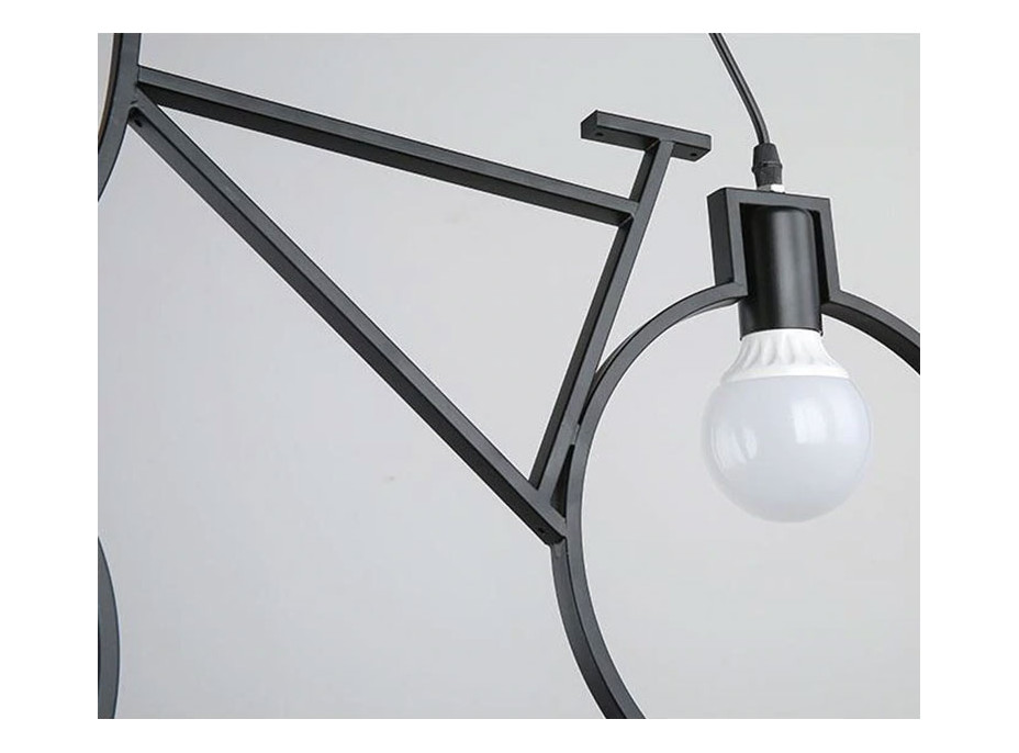 Stropné svietidlo BICYCLE - v tvare bicykla - 68x43 cm