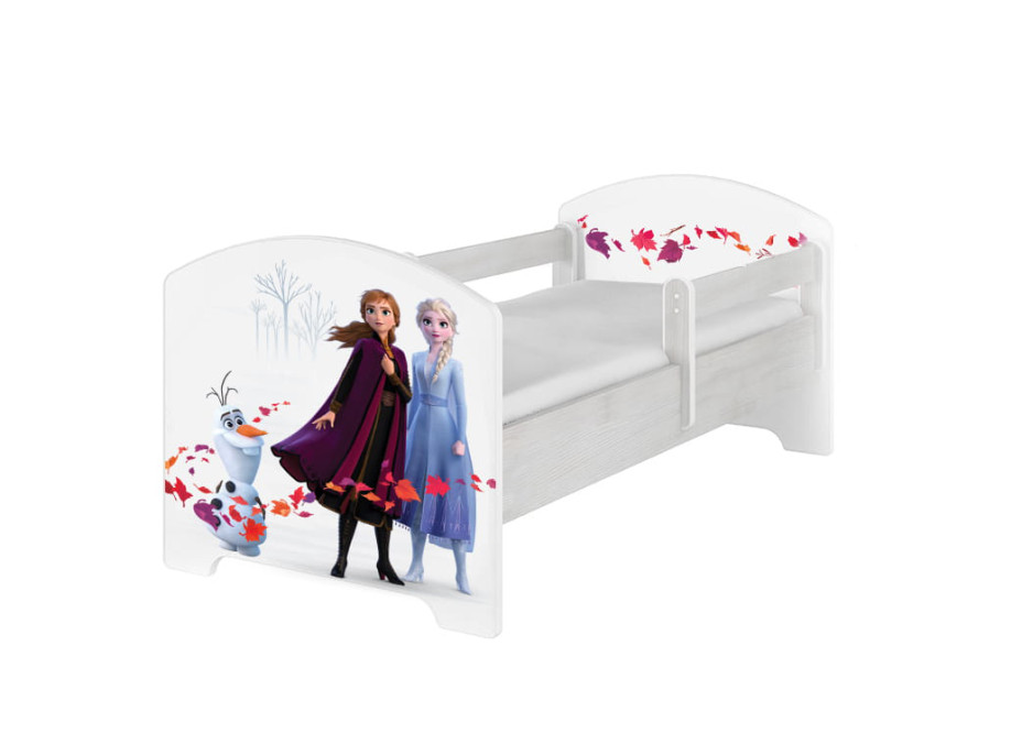Detská posteľ Disney - FROZEN 2 140x70 cm - Elsa, Anna a Olaf
