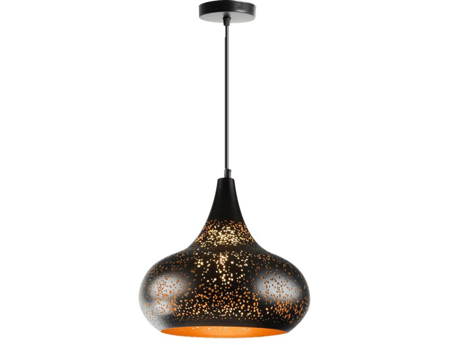 Stropné svietidlo LOFT Edison typ C - čierne