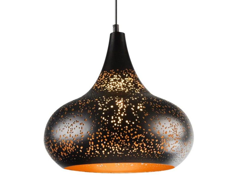 Stropné svietidlo LOFT Edison typ C - čierne