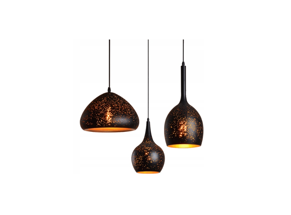 Stropné svietidlo LOFT Edison typ C - čierne