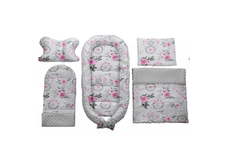 Obojstranné hniezdočko pre bábätká - Kokon - Lapače snov - (7)