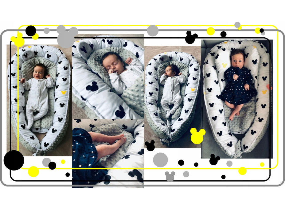 Obojstranné hniezdočko pre bábätká - Kokon - Lapače snov - (7)