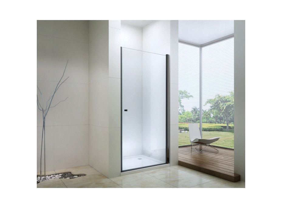 Sprchové dveře MAXMAX PRETORIA black 90 cm