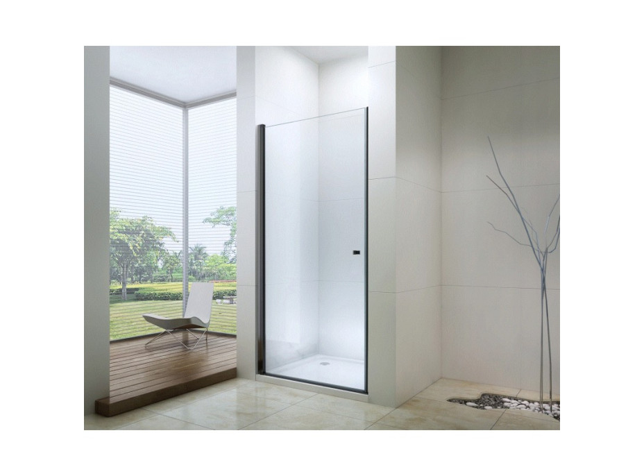 Sprchové dveře MAXMAX PRETORIA black 90 cm