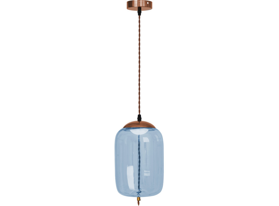 Stropné LED svietidlo HOVER typ A - 5W - rose gold / modré