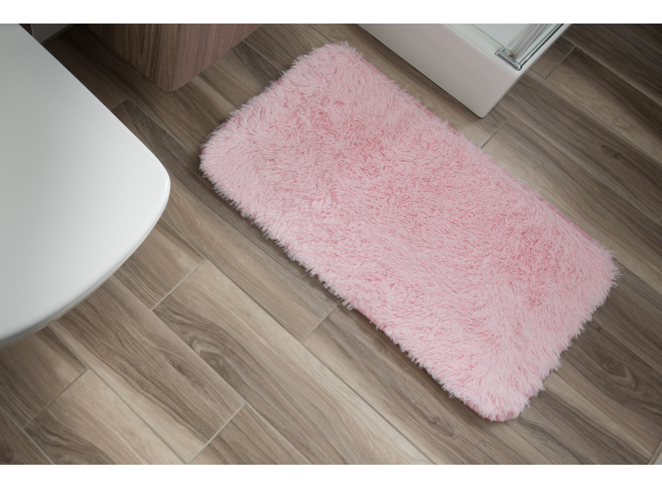 Kúpeľňová predložka TOP - svetlo ružová (50x80 cm)