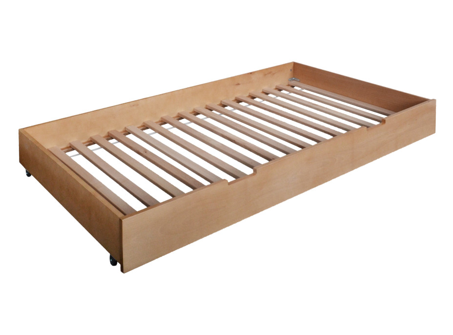 Detská posteľ z masívu BUK - NINA 200x90cm - prírodná