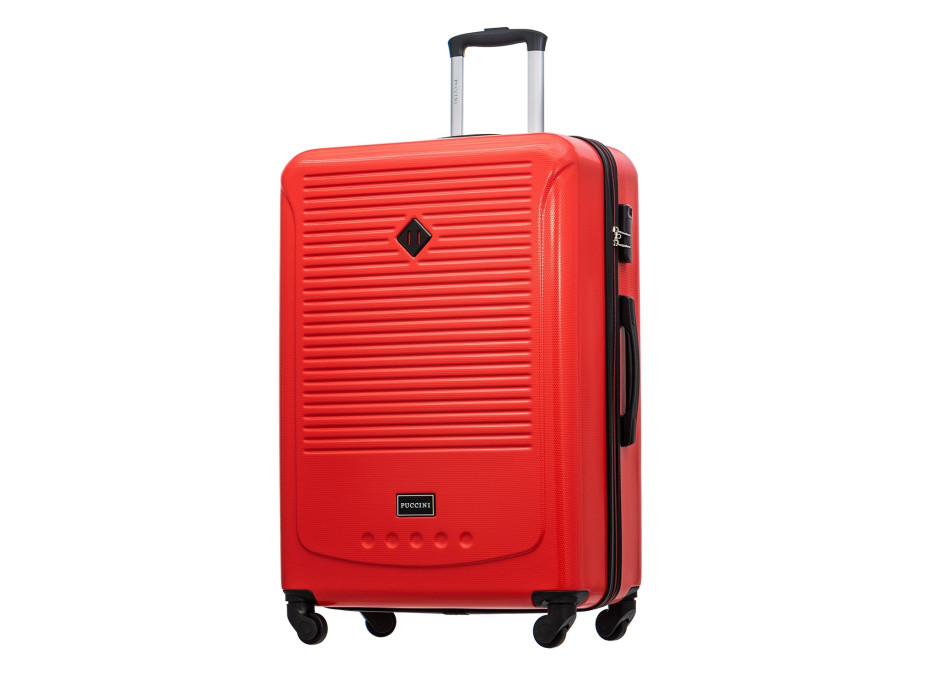 Moderné cestovné kufre CARA - červené