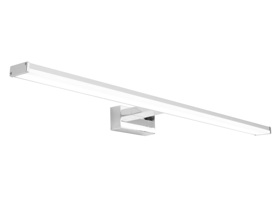 Nástenné LED svietidlo nad zrkadlo FLAT - 60 cm - 12W - chrómové