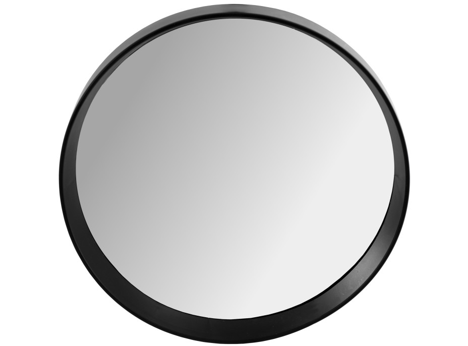 Okrúhle zrkadlo LOFT 39 cm - s vystúpeným čiernym rámom