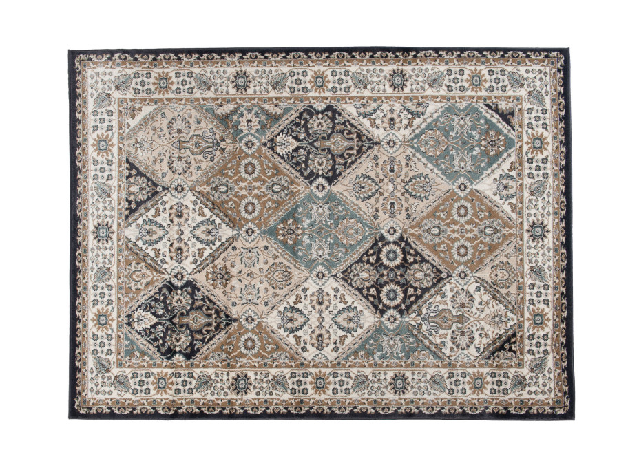 Kusový koberec DUBAI eskenar - tmavo šedý/béžový