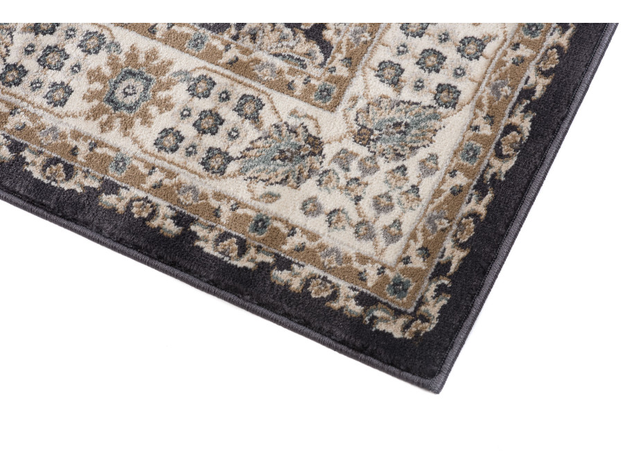 Kusový koberec DUBAI eskenar - tmavo šedý/béžový