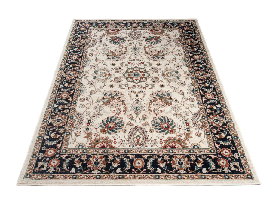 Kusový koberec DUBAI Kilim - biely / šedý