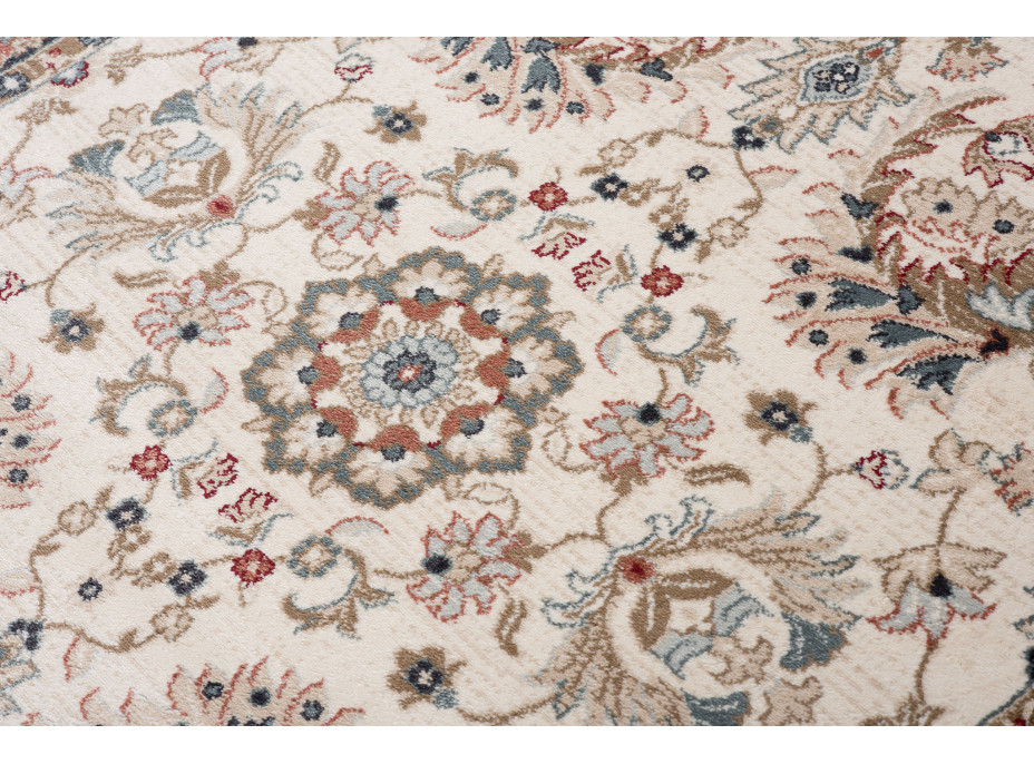 Kusový koberec DUBAI Kilim - biely / šedý