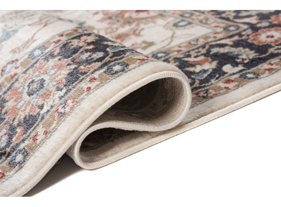 Kusový koberec DUBAI Kilim - biely / šedý