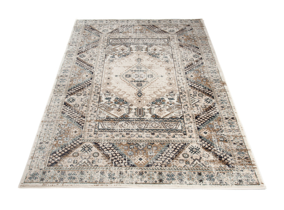 Kusový koberec DUBAI lagos - biely