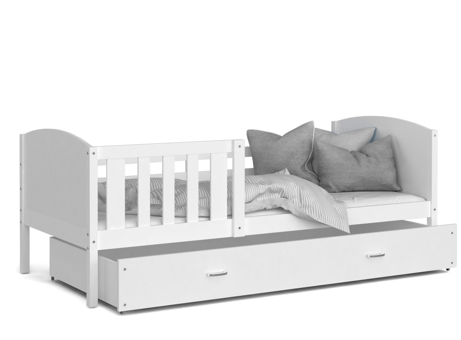 Detská posteľ so zásuvkou TAMI R - 160x80 cm - biela