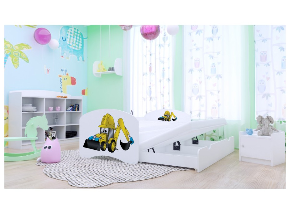 Detská posteľ pre DVOCH (s výsuvným lôžkom) 160x80 cm - BAGR