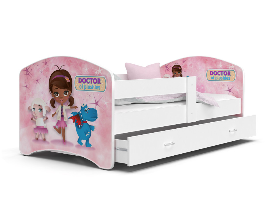 Detská posteľ LUCY so zásuvkou - 160x80 cm - DOCTOR OF plushies
