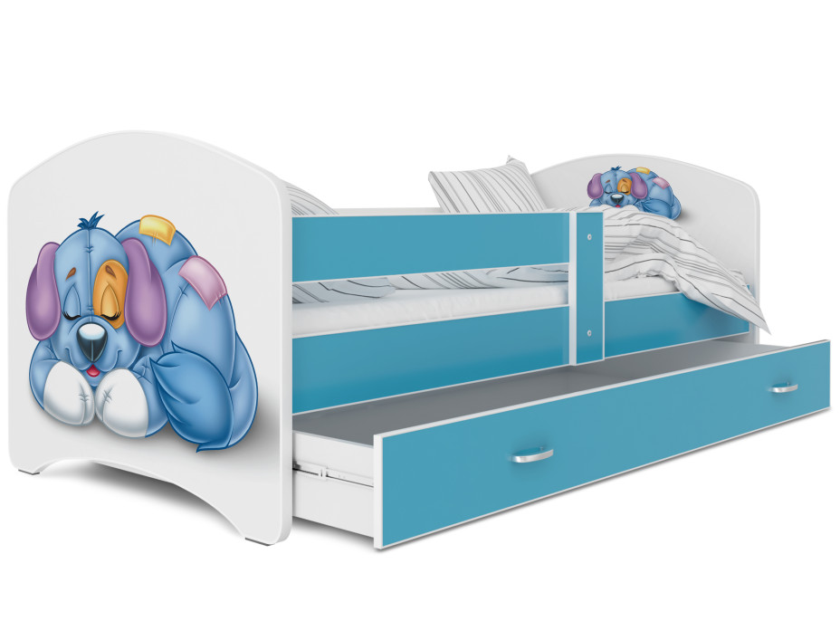 Detská posteľ LUCY so šuplíkom - 180x90 cm - PSÍK